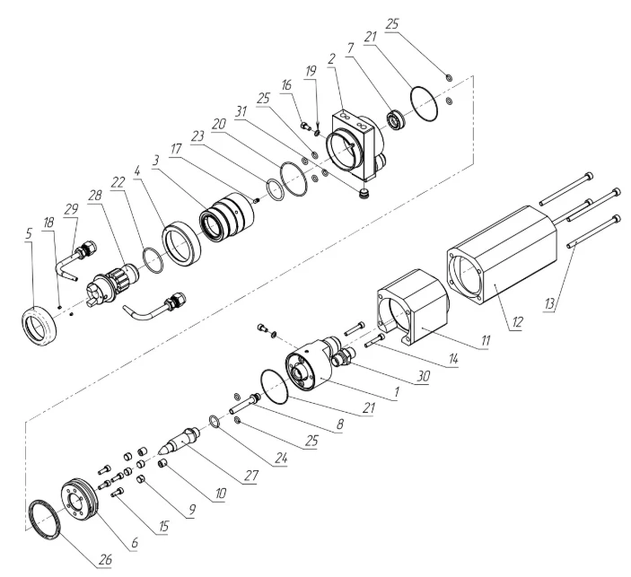 GST F4VB-VPS plasma gun spare parts