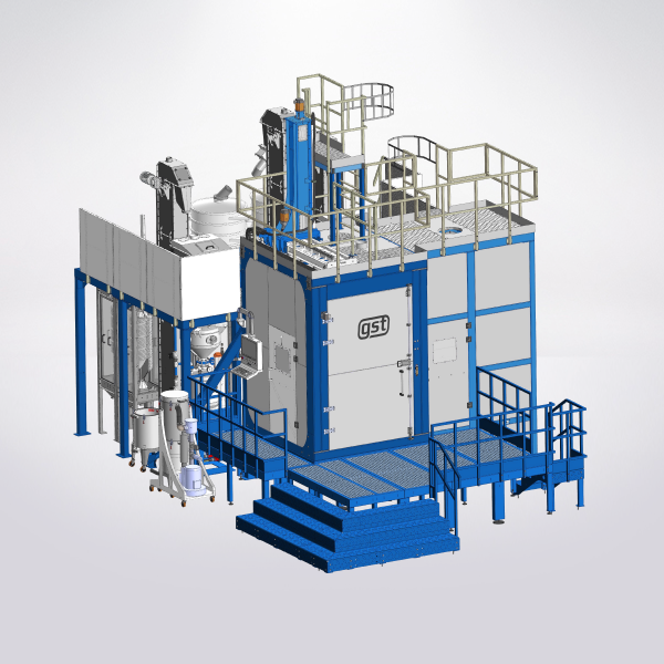 GST SPR 10X2000 Robotic Shot Peening Machine