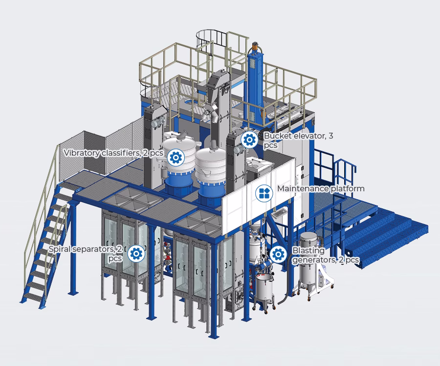 SPR 10X2000 Machine Components