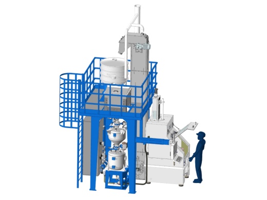 GST SPA 1X10 Automatic Blasting Machine