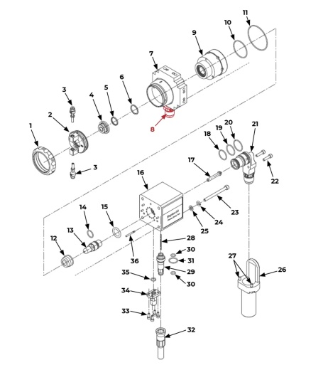 ST1000103 Water (NOZ +) Hose Fitting