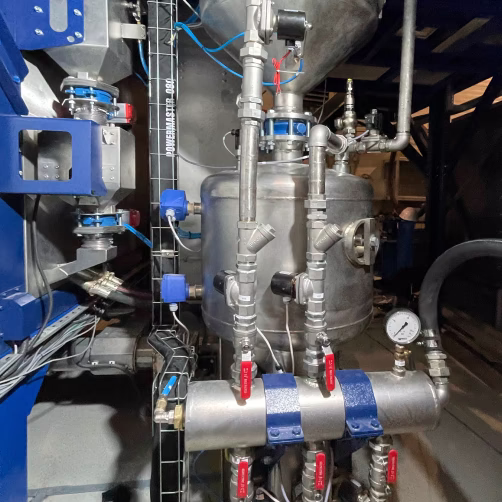 GST SPR 8X2500 Closed system for shot recovery and parameters control