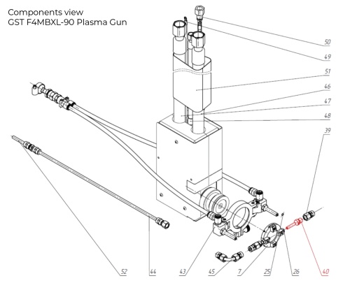 GST-100198 Powder Injector, 1.5 mm (with undercut), standard