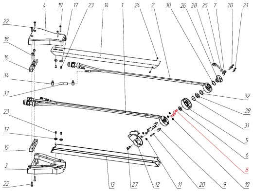 ST1003640 Centering pin