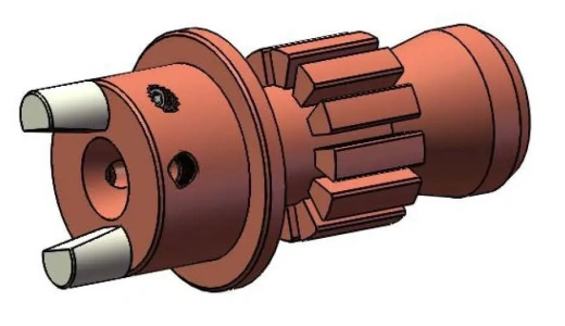 GST-00104400 Nozzle, 2 x 180° / 10° 4mm / Ø6 mm