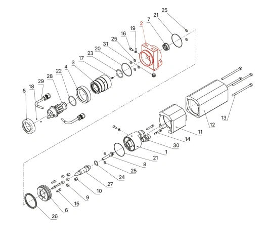 ST1069416 Center Gun Body
